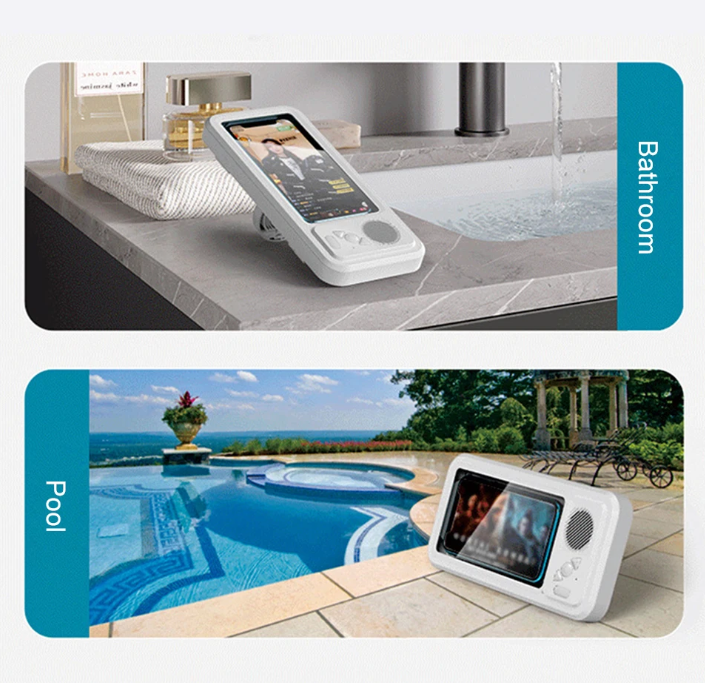 AquaPod - Waterproof Phone Case with Built-in Speaker